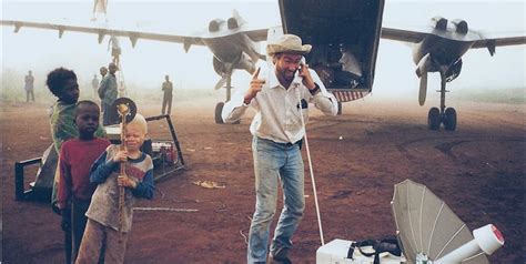 IN THE JUNGLE, PAT ROBERTSON'S DIAMOND MINING .